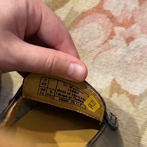 NEW Women’s Dr. Martens Leonie Mary Jane Ankle Strap Loafers Black US 5 - Picture 5 of 5